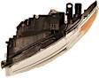 44799 Driver Side Halogen Headlight, Without bulb(s), OE Replacement, Convertible, Valeo OE Replacement
