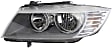 44811 Driver Side Halogen Headlight, With bulb(s), OE Replacement, Valeo OE Replacement