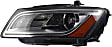 44877 Driver Side HID/Xenon Headlight, With bulb(s), OE Replacement, Valeo OE Replacement
