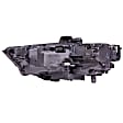 46831 Passenger Side HID/LED Combo Headlight, Without bulb(s), Clear Lens, OE Replacement Series