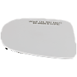 Passenger Side Mirror Glass, Heated, No Blind Spot Feature
