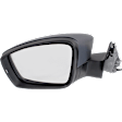Driver Side Mirror, Power, Manual Folding, Heated, Paintable, In-housing Signal Light, No Memory, No Puddle Light, No Auto-Dimming, No Blind Spot Feature