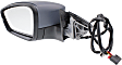 Driver Side Mirror, Power, Manual Folding, Heated, Paintable, In-housing Signal Light, No Memory, No Puddle Light, No Auto-Dimming, No Blind Spot Feature
