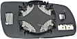 Driver Side Mirror Glass, Heated, No Blind Spot Feature, Backing Plate Included