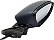Passenger Side Mirror, Power Adjust, Power Folding, Heated, Paintable, In-housing Signal Light, No Memory, No Puddle Light, No Auto-Dimming, No Blind Spot Feature