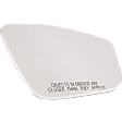 2014 Volkswagen Passat - Mirror Glass Passenger Side, Non-Heated, No Blind Spot Feature, No Signal Light