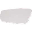 2013-2015 Volkswagen Passat - Driver Side Mirror Glass, Heated, No Blind Spot Feature