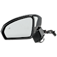 Driver Side Mirror, Power Adjust, Heated, Manual Folding, Paintable, No Signal Light, No Memory, No Puddle Light, No Auto-Dim, With Blind Spot Glass