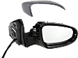 Passenger Side Mirror, Power, Power Folding, Heated, Paintable, In-housing Signal Light, With memory, With Puddle Light, No Auto-Dimming, No Blind Spot Feature