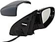 Passenger Side Mirror, Power, Power Folding, Heated, Paintable, In-housing Signal Light, With memory, With Puddle Light, No Auto-Dimming, No Blind Spot Feature