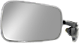 Driver Side Mirror, Manual Adjust, Non-Folding, Non-Heated, Chrome, No Signal Light, No Memory, No Puddle Light, No Auto-Dimming, No Blind Spot Feature, Sedan