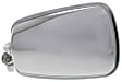 Driver Side Mirror, Manual Adjust, Non-Folding, Non-Heated, Chrome, No Signal Light, No Memory, No Puddle Light, No Auto-Dimming, No Blind Spot Feature, Sedan