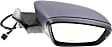 Passenger Side Mirror, Power Adjust, Manual Folding, Heated, Paintable, In-housing Signal Light, No Memory, No Puddle Light, No Auto-Dimming, No Blind Spot Feature