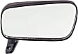 Passenger Side Mirror, Manual Adjust, Manual Folding, Non-Heated, Textured Black, No Signal Light, No Memory, No Puddle Light, No Auto-Dimming, No Blind Spot Feature