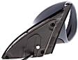 Passenger Side Mirror, Power Adjust, Manual Folding, Heated, Paintable, In-housing Signal Light, No Memory, No Puddle Light, No Auto-Dimming, No Blind Spot Feature