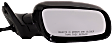 Passenger Side Mirror, Manual Adjust, Manual Folding, Heated, Paintable, No Signal Light, No Memory, No Puddle Light, No Auto-Dimming, No Blind Spot Feature