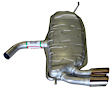 VW40007 Rear Muffler, Natural