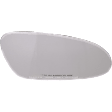 Passenger Side Mirror Glass, Heated, No Blind Spot Feature