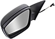 2011-2018 Volkswagen Jetta - Driver Side Mirror, Manual Adjust, Manual Folding, Non-Heated, Textured Black, No Signal Light, No Memory, No Puddle Light, No Auto-Dimming, No Blind Spot Feature