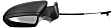 2011-2018 Volkswagen Jetta - Driver Side Mirror, Manual Adjust, Manual Folding, Non-Heated, Textured Black, No Signal Light, No Memory, No Puddle Light, No Auto-Dimming, No Blind Spot Feature