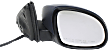 Passenger Side Mirror, Power, Power Folding, Heated, Paintable, In-housing Signal Light, With memory, With Puddle Light, No Auto-Dimming, No Blind Spot Feature, 4 Cyl., 2.0L Engine