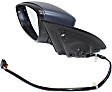 Driver Side Mirror, Power Adjust, Manual Folding, Heated, Paintable, In-housing Signal Light, No Memory, With Puddle Light, No Auto-Dimming, No Blind Spot Feature