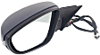 2012 Volkswagen Passat - Driver Side Mirror, Power, Manual Folding, Heated, Paintable, In-housing Signal Light, No Memory, Puddle Light, Auto-Dimming, and Blind Spot Feature, Production Date To April 02 2012