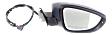 2012 Volkswagen Passat - Passenger Side Mirror, Production Date To April 02 2012, Power Adjust, Heated, Paintable, Manual Folding, In-housing Signal Light, No Blind Spot Feature, No Memory, No Puddle Light, No Auto-Dimming