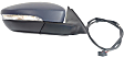 2012 Volkswagen Passat - Passenger Side Mirror, Production Date To April 02 2012, Power Adjust, Heated, Paintable, Manual Folding, In-housing Signal Light, No Blind Spot Feature, No Memory, No Puddle Light, No Auto-Dimming