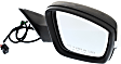 Passenger Side Mirror, Power, Manual Folding, Heated, Paintable, In-housing Signal Light, With memory, No Puddle Light, Auto-Dim, and Blind Spot Feature, Production Date To April 02 2012