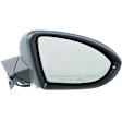 Passenger Side Mirror, Power Adjust, Manual Folding, Heated, Paintable, In-housing Signal Light, No Memory, No Puddle Light, No Auto-Dimming, No Blind Spot Feature