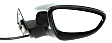 Passenger Side Mirror, Power Adjust, Manual Folding, Heated, Chrome, In-housing Signal Light, No Memory, No Puddle Light, No Auto-Dimming, No Blind Spot Feature