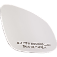 2005-2014 Volkswagen Jetta - Passenger Side Mirror Glass, Heated, No Blind Spot Feature