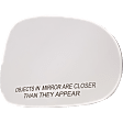 2005-2014 Volkswagen Jetta - Passenger Side Mirror Glass, Heated, No Blind Spot Feature