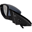 Driver Side Mirror, Power Adjust, Manual Folding, Heated, Paintable, In-housing Signal Light, With memory, No Puddle Light, No Auto-Dimming, No Blind Spot Feature, Sedan