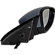 Passenger Side Mirror, Power Adjust, Manual Folding, Heated, Paintable, In-housing Signal Light, With memory, No Puddle Light, No Auto-Dimming, No Blind Spot Feature, Sedan