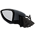 Driver Side Mirror, Power Adjust, Manual Folding, Heated, Paintable, In-housing Signal Light, With memory, No Puddle Light and Auto-Dimming, With BSD in Glass, With Side Object Sensor