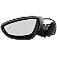 Driver Side Mirror, Power Adjust, Manual Folding, Heated, Paintable, In-housing Signal Light, With memory, No Puddle Light and Auto-Dimming, With BSD in Glass, With Side Object Sensor