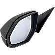Driver Side Mirror, Power Adjust, Manual Folding, Non-Heated, Paintable, In-housing Signal Light, No Memory, No Puddle Light, No Auto-Dimming, No Blind Spot Feature