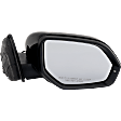 Passenger Side Mirror, Power Adjust, Manual Folding, Non-Heated, Paintable, In-housing Signal Light, No Memory, No Puddle Light, No Auto-Dimming, No Blind Spot Feature