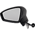 Driver Side Mirror, Power Adjust, Manual Folding, Heated, Paintable, In-housing Signal Light, No Memory, Puddle Light, and Auto-Dimming, With Blind Spot Detection in Glass, 4 Cyl., 2.0L Engine