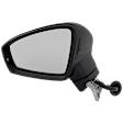 Driver Side Mirror, Power Adjust, Heated, Power Folding, Paintable, In-housing Signal Light, With Memory, With Puddle Light, No Auto-Dim, With Blind Spot Light in Housing
