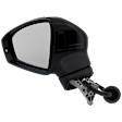 Driver Side Mirror, Power Adjust, Heated, Power Folding, Paintable, In-housing Signal Light, With Memory, With Puddle Light, No Auto-Dim, With Blind Spot Light in Housing