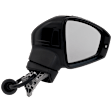 Passenger Side Mirror, Power Adjust, Heated, Power Folding, Paintable, In-housing Signal Light, With Memory, With Puddle Light, No Auto-Dim, With Blind Spot Light in Housing