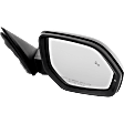 2021 Volkswagen Atlas S - Passenger Side Mirror, Power Adjust, Heated, Paintable, Manual Folding, In-housing Signal Light, With Blind Spot Detection in Glass, With Memory, No Puddle Light, No Auto-Dimming