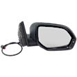 Passenger Side Mirror, Power Adjust, Non-Heated, Manual Folding, Paintable, In-housing Signal Light, No Memory, No Puddle Light, No Auto-Dim, No Blind Spot Feature