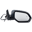 2023 Volkswagen Atlas - Passenger Side Mirror, Power Adjust, Heated, Paintable, Manual Folding, In-housing Signal Light, With Blind Spot Detection in Glass, With Memory, No Puddle Light, No Auto-Dimming