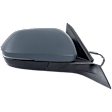 2023 Volkswagen Atlas - Passenger Side Mirror, Power Adjust, Heated, Paintable, Manual Folding, In-housing Signal Light, With Blind Spot Detection in Glass, With Memory, No Puddle Light, No Auto-Dimming