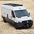 2022 Mercedes Benz Sprinter 1500 - Roof Rack, Powdercoated Textured Black, Aluminum Rack & Steel Brackets, No, 144.0 in. Wheelbase, Fits Vehicles With Oem Roof Rails