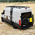 2022 Mercedes Benz Sprinter 1500 - Roof Rack, Powdercoated Textured Black, Aluminum Rack & Steel Brackets, No, 144.0 in. Wheelbase, Fits Vehicles With Oem Roof Rails